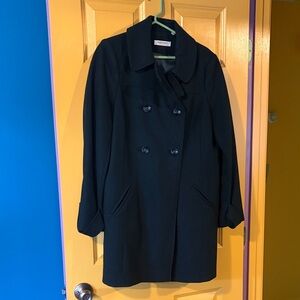 NAF NAF Women's Green Pea Coat